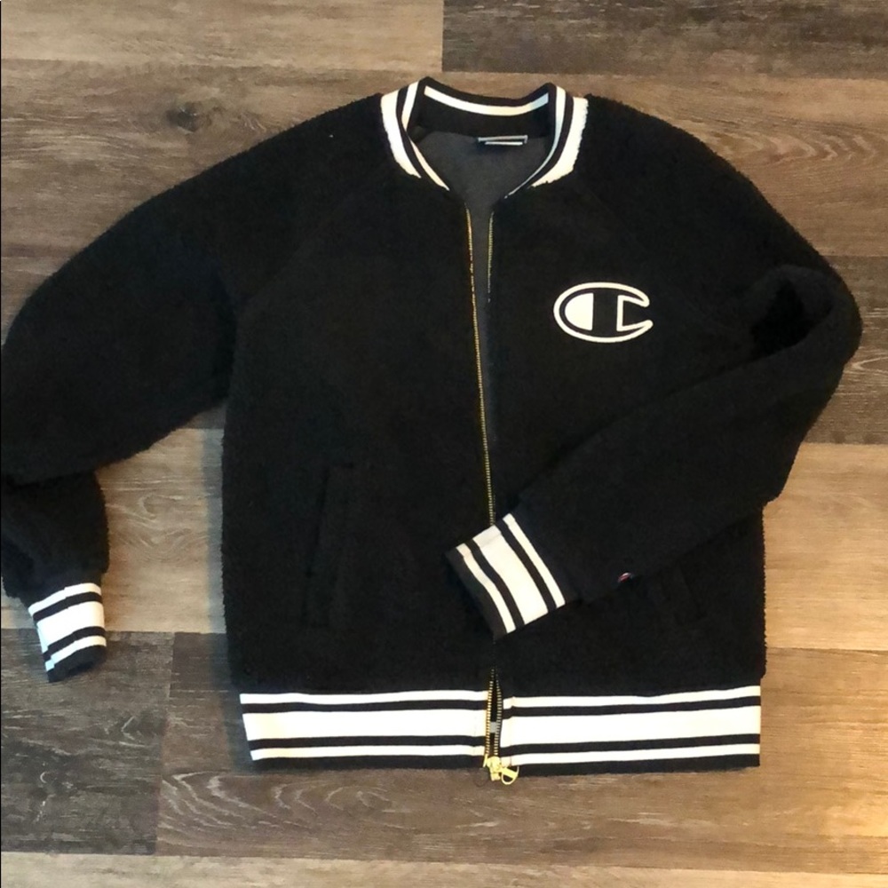 Champion Varsity Bomber Jacket.